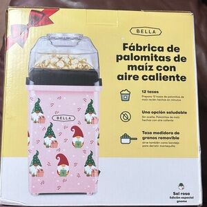 Bella  Pink Gnome Popcorn Maker Holiday Themed